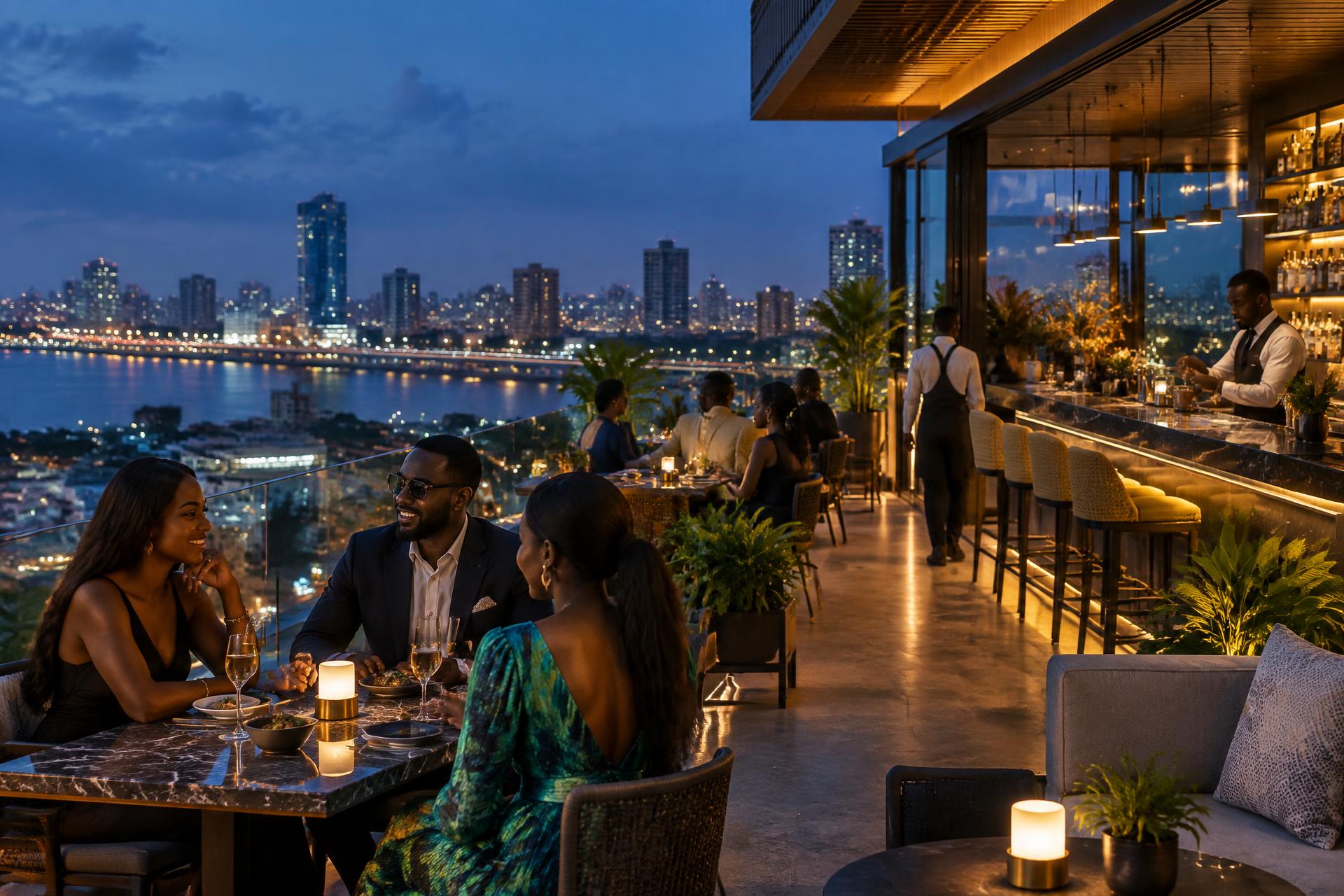 Rooftop Lounge in Lagos, Nigeria
